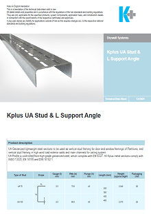 UA stud & L Support Angle