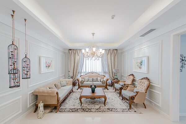 دیوار کناف پذیرایی